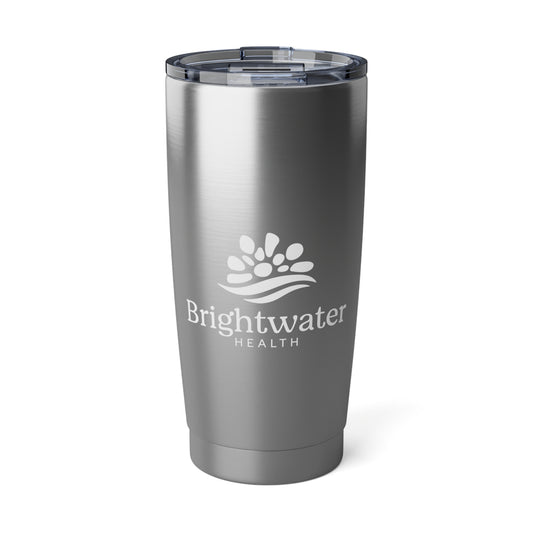 Brightwater Health 20oz Stainless Steel Tumbler — Insulated Travel Mug (Hand Wash Only)