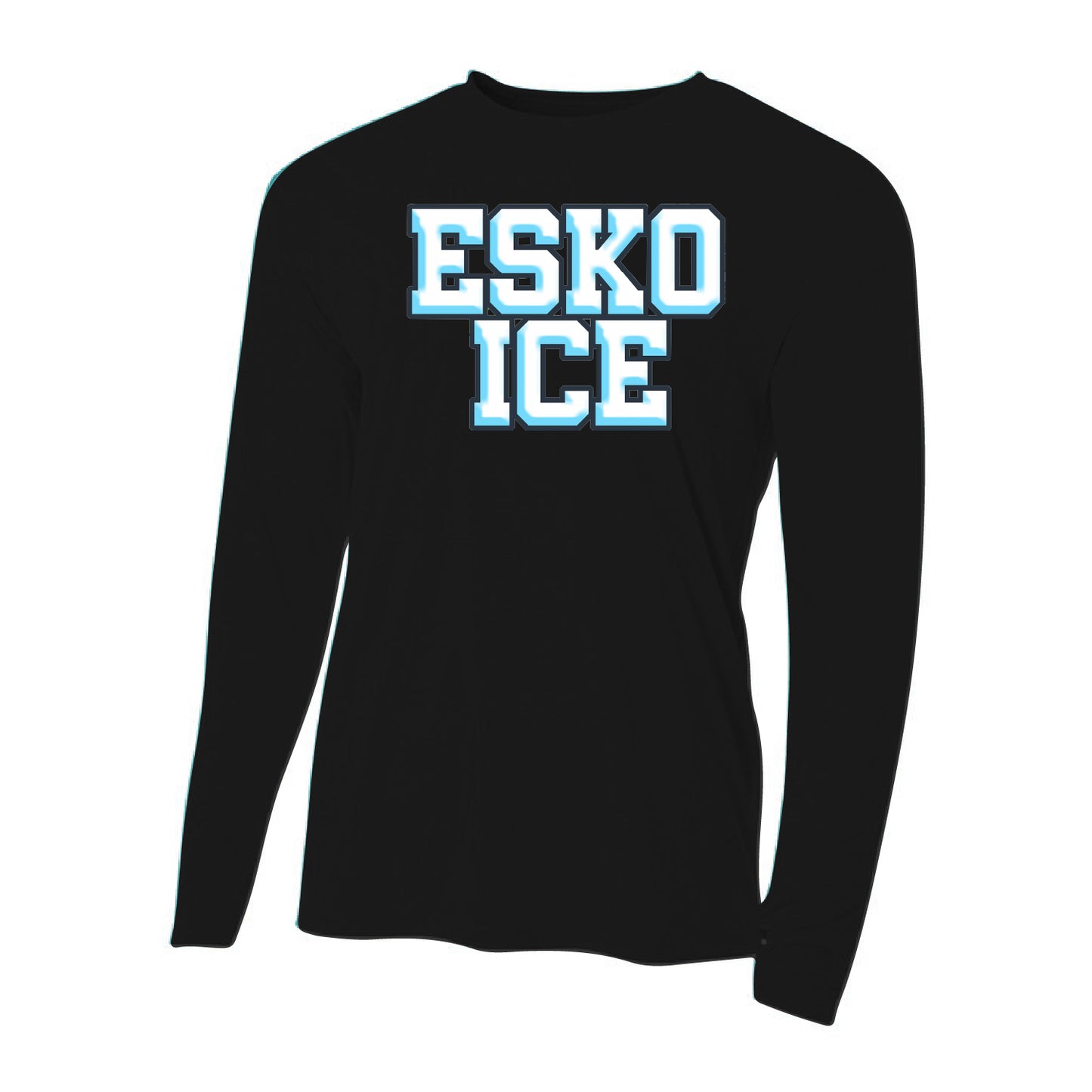 Esko Ice Youth Long Sleeve Cooling Performance Crew Shirt