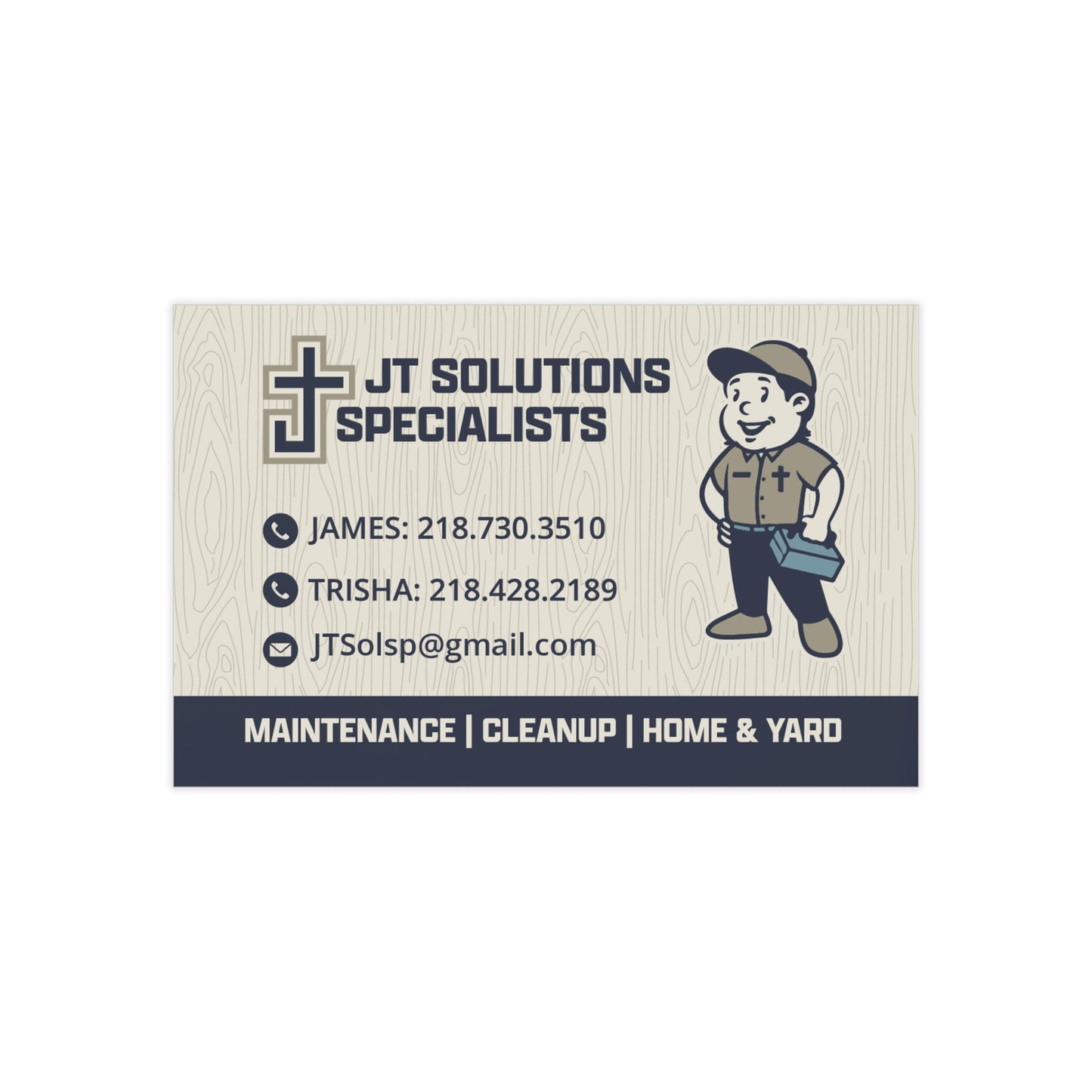 JT Solutions Business Cards, 100pcs