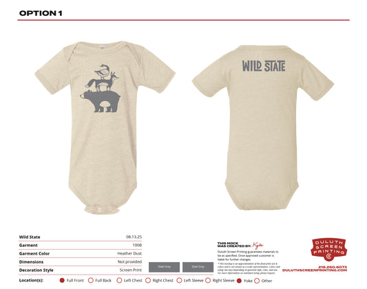 Wild State Infant Jersey One Piece