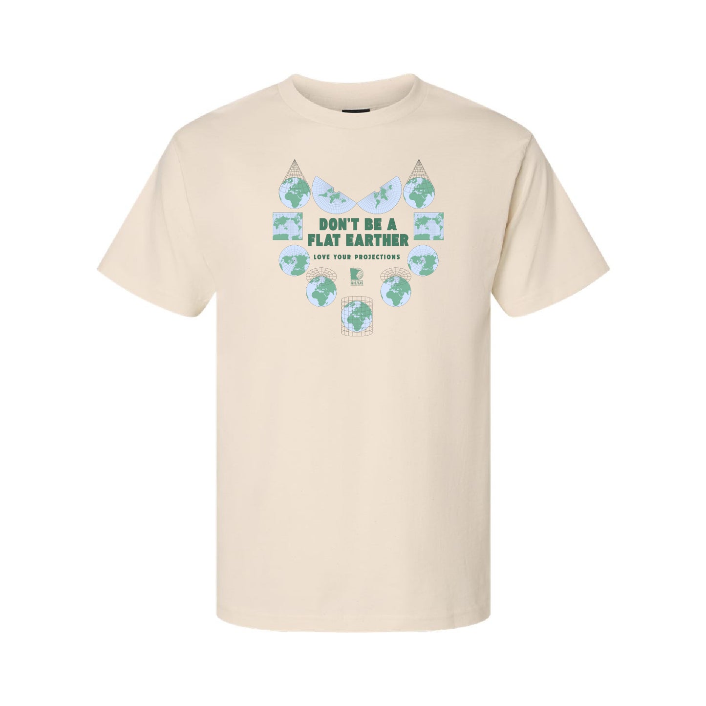 MN GIS/LIS Beefy-T T-Shirt - Don’t Be a Flat Earther