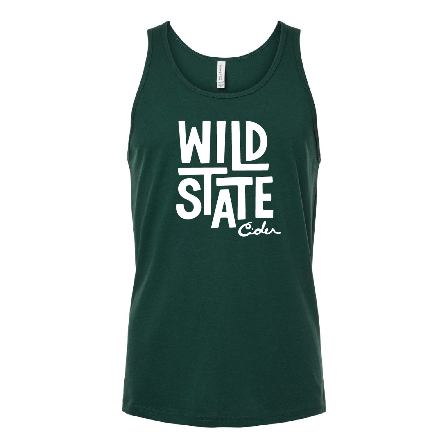 Wild State Forest Green Unisex Jersey Tank - 3480