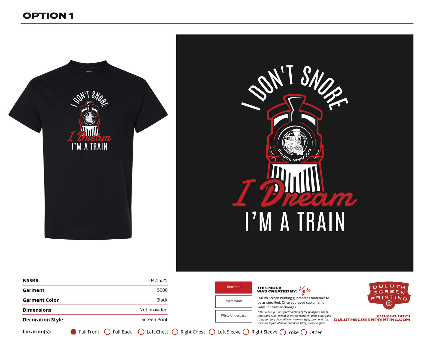 NSSRR I Don't Snore Heavy Cotton Tee