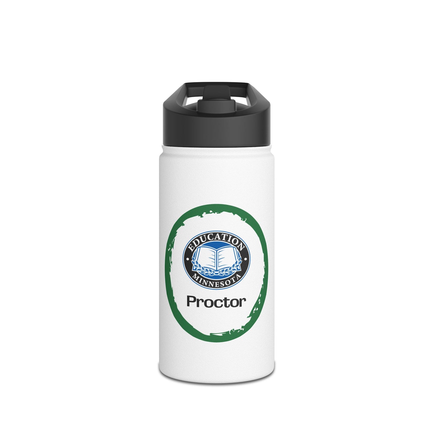 Proctor Teachers Union Stainless Steel Water Bottle, Standard Lid