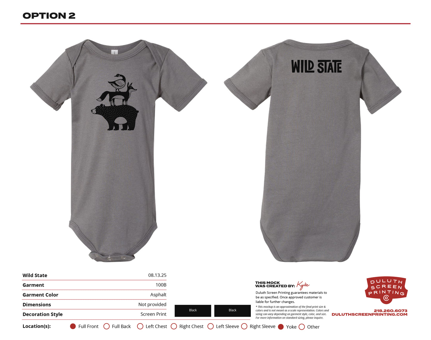 Wild State Infant Jersey One Piece