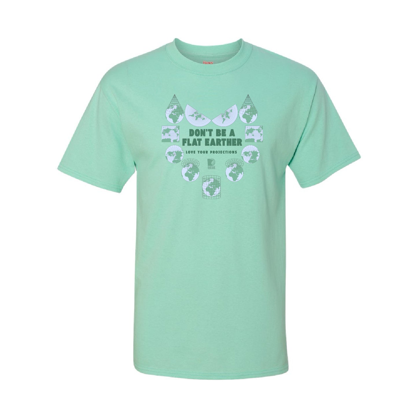 MN GIS/LIS Beefy-T T-Shirt - Don’t Be a Flat Earther