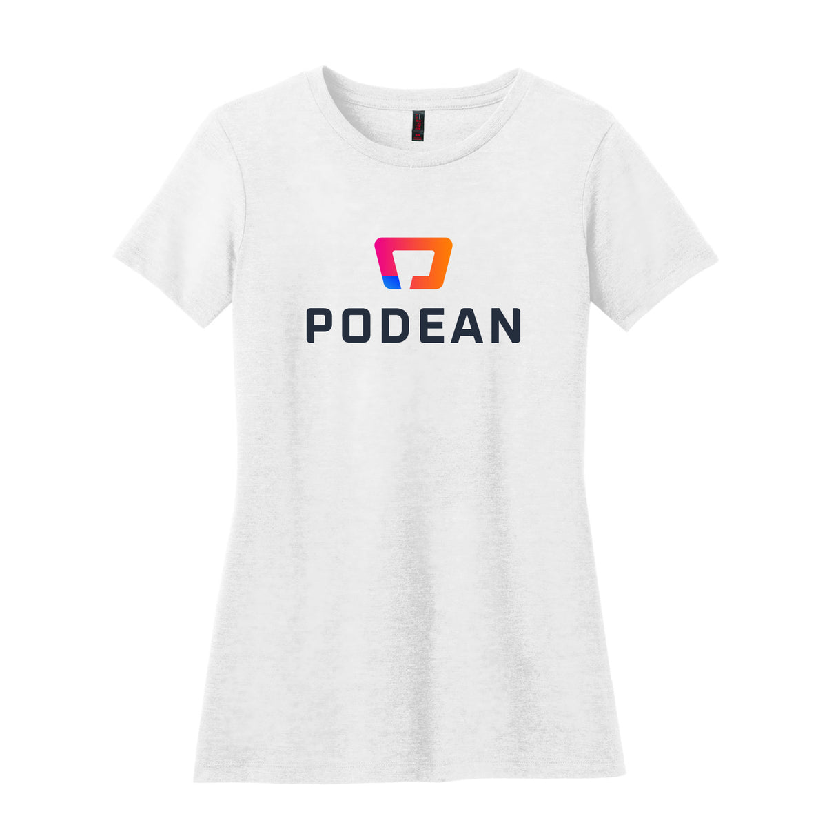 Podean Larger Logo Women's Perfect Blend CVC Tee