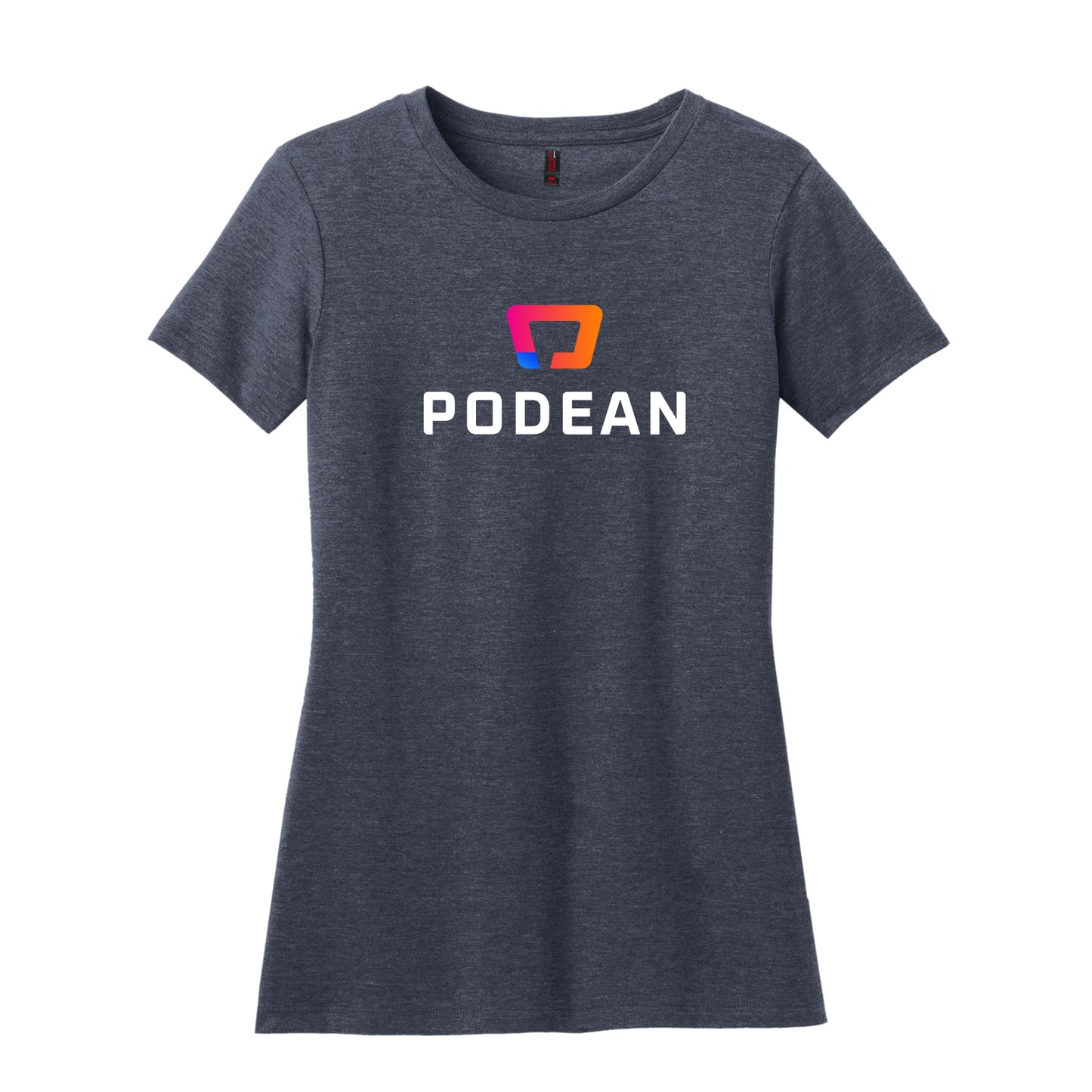 Podean Larger Logo Women's Perfect Blend CVC Tee