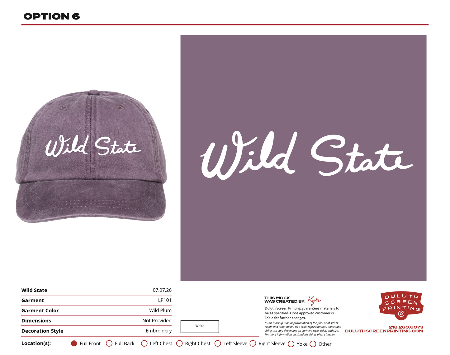 Wild State Optimum Pigment-Dyed Dad Hat