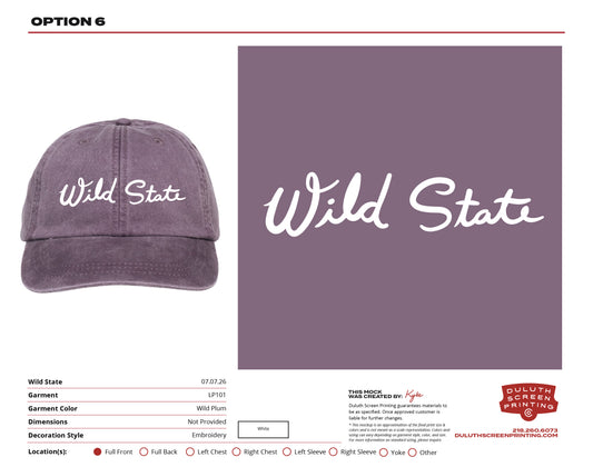 Wild State Optimum Pigment-Dyed Dad Hat