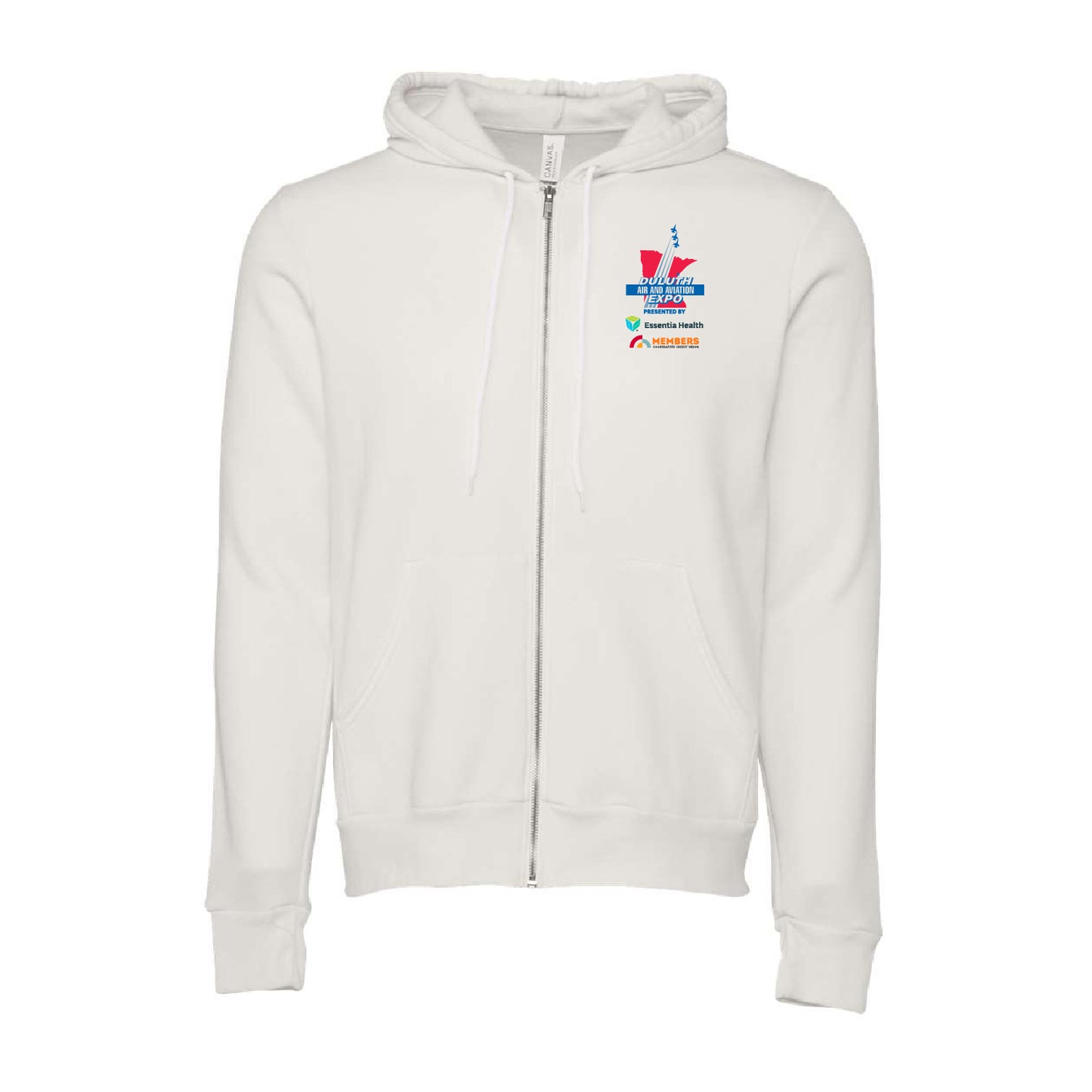 Duluth Airshow Board Member Sponge Fleece Full-Zip Hoodie