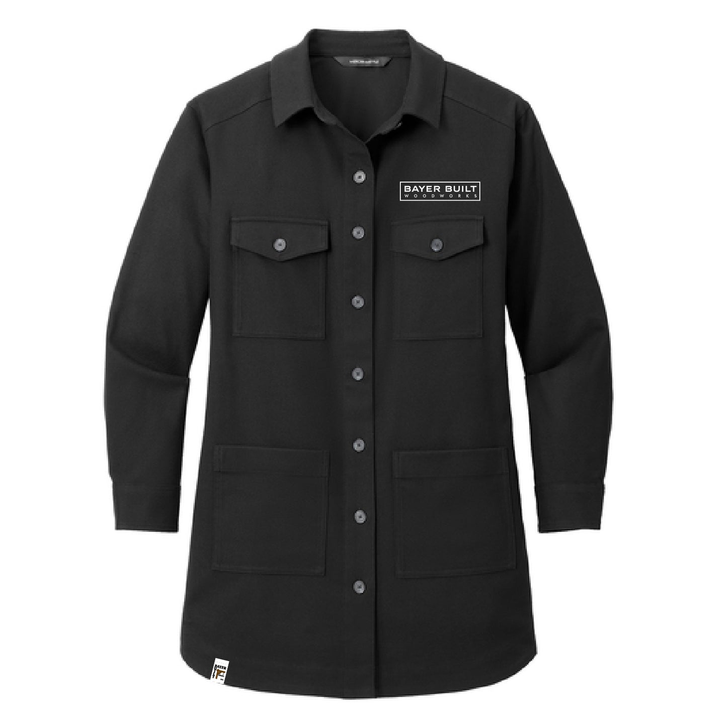Bayer Built Seasonal Mercer+Mettle® Women’s Long Sleeve Twill Overshirt