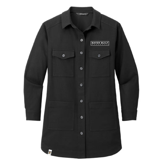 Bayer Built Seasonal Mercer+Mettle® Women’s Long Sleeve Twill Overshirt