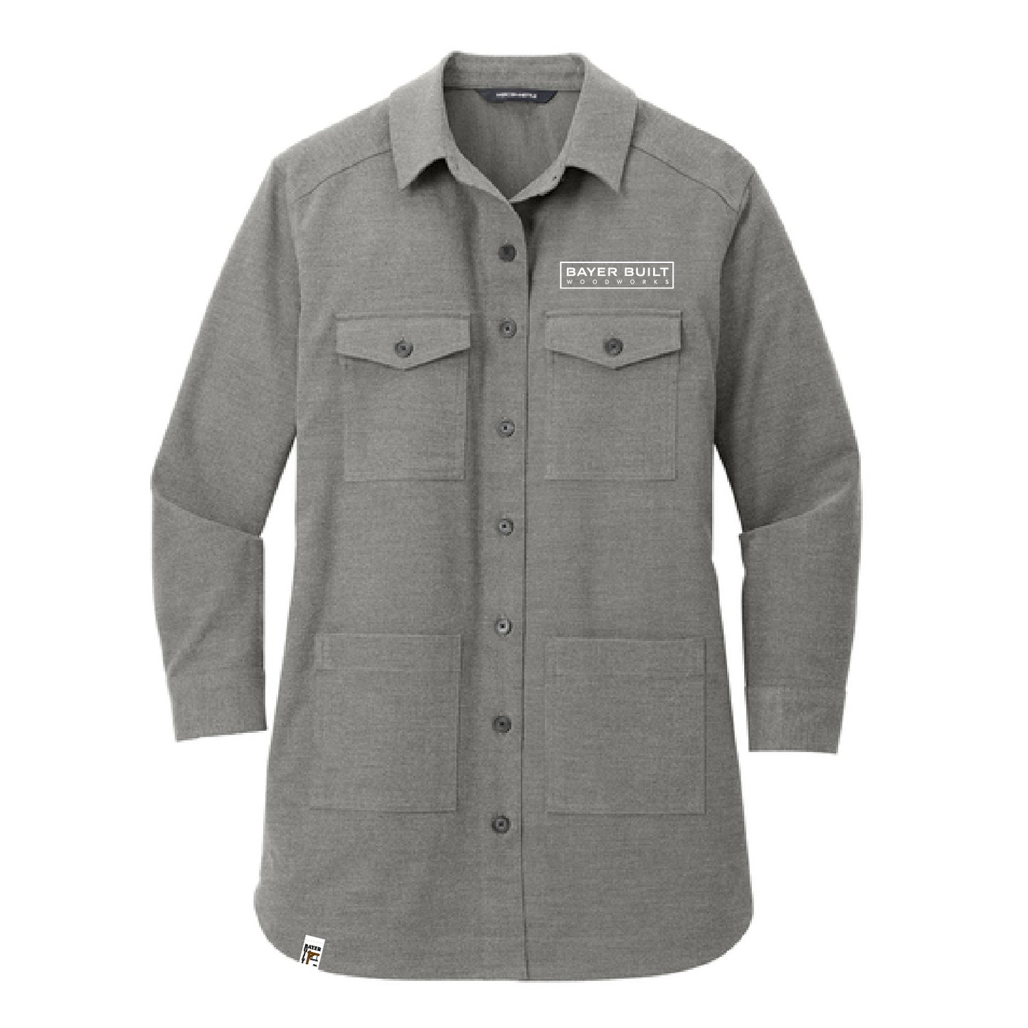 Bayer Built Seasonal Mercer+Mettle® Women’s Long Sleeve Twill Overshirt