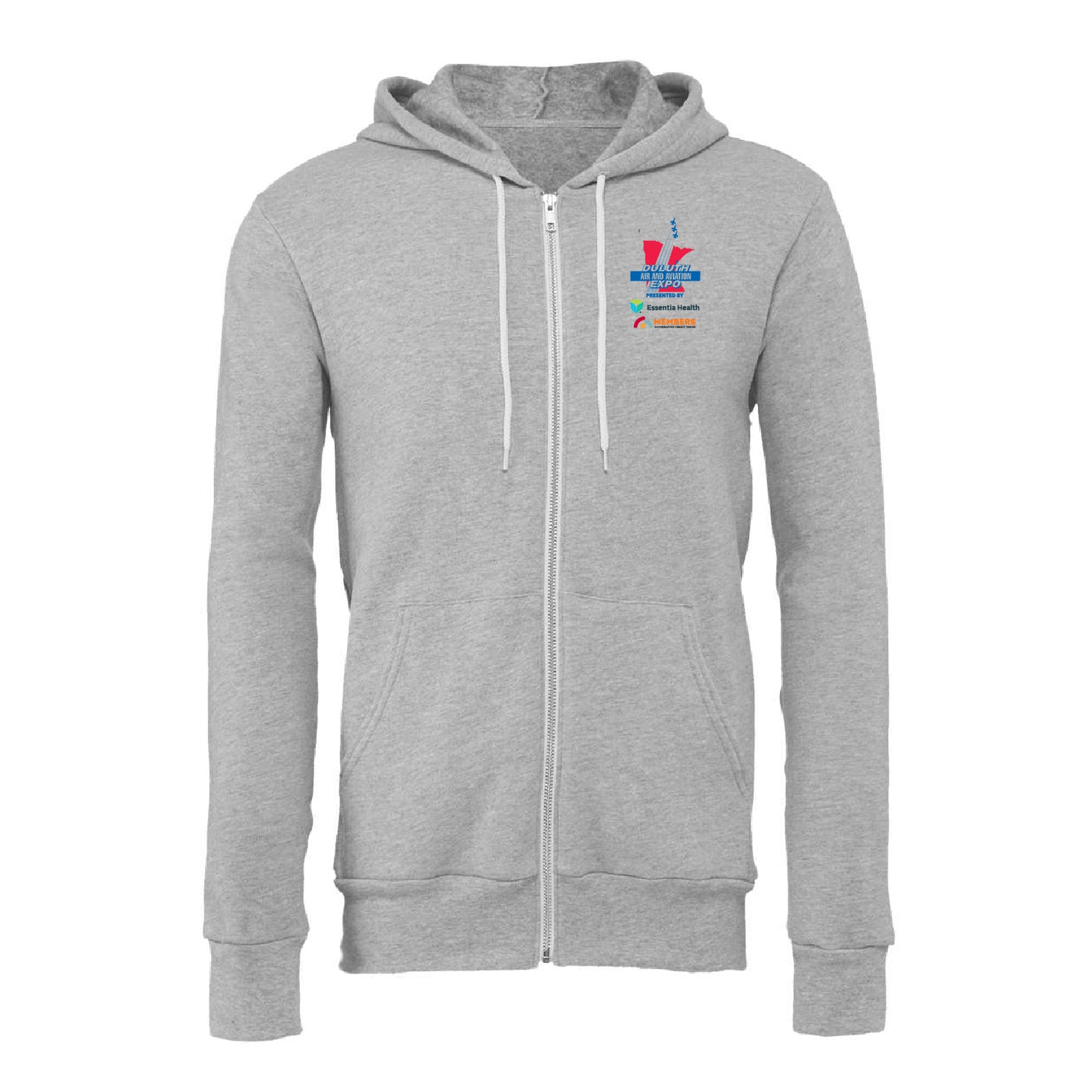 Duluth Airshow Board Member Sponge Fleece Full-Zip Hoodie