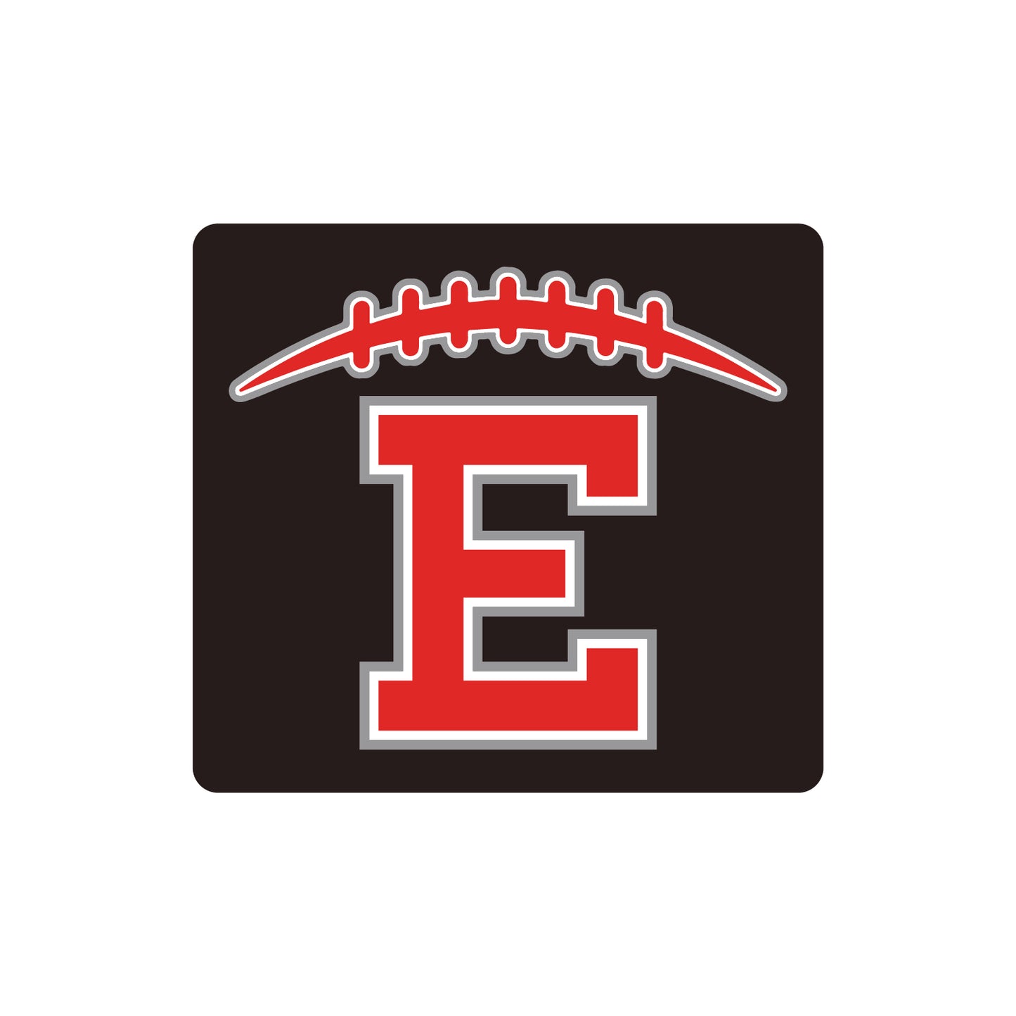 Duluth East Football Logo Stickers Design 2