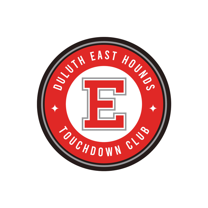 Duluth East Football Logo Stickers Design 3