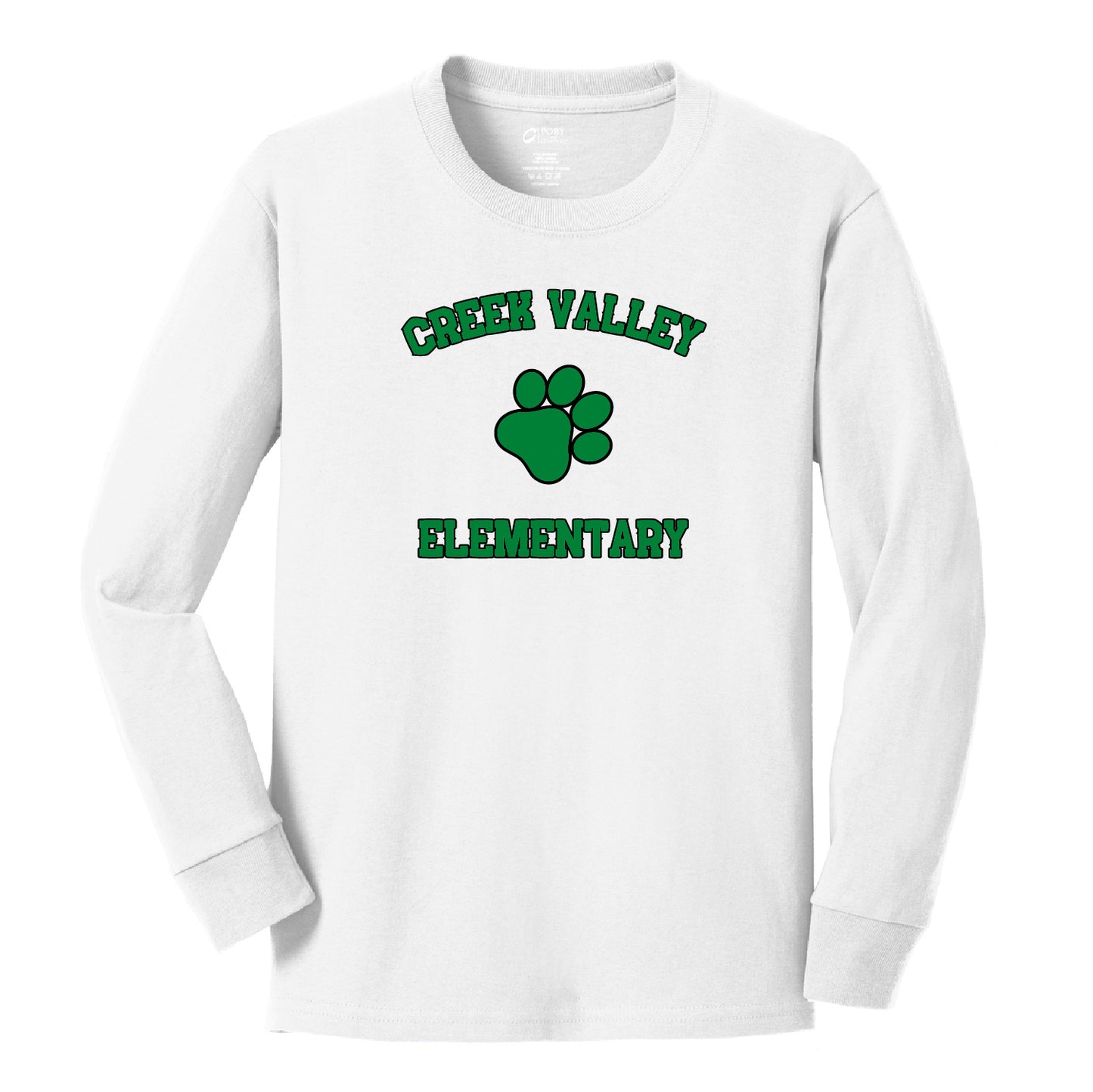 Creek Valley Youth Long Sleeve Core Cotton Tee Classic