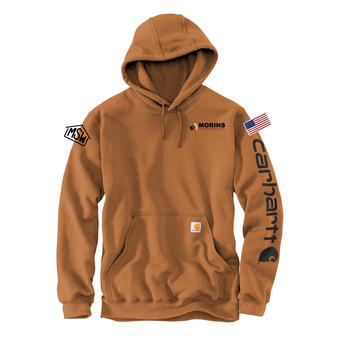 Morins Carhartt® Midweight Hooded Logo Sweatshirt