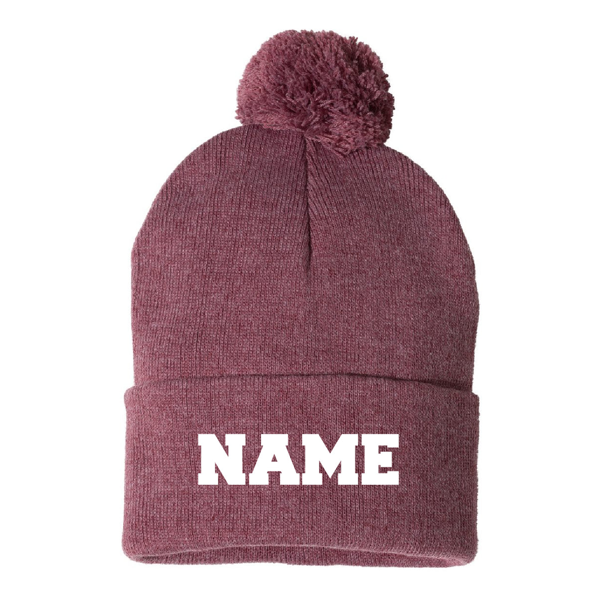 Piedmont Hockey Pom-Pom Cuffed Beanie