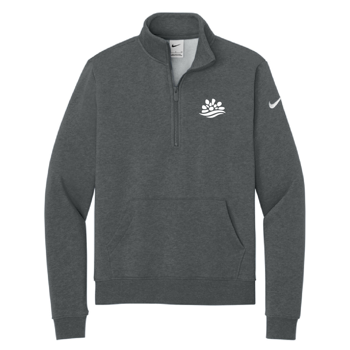 Nike Women's Club Fleece Sleeve Swoosh 1/2-Zip