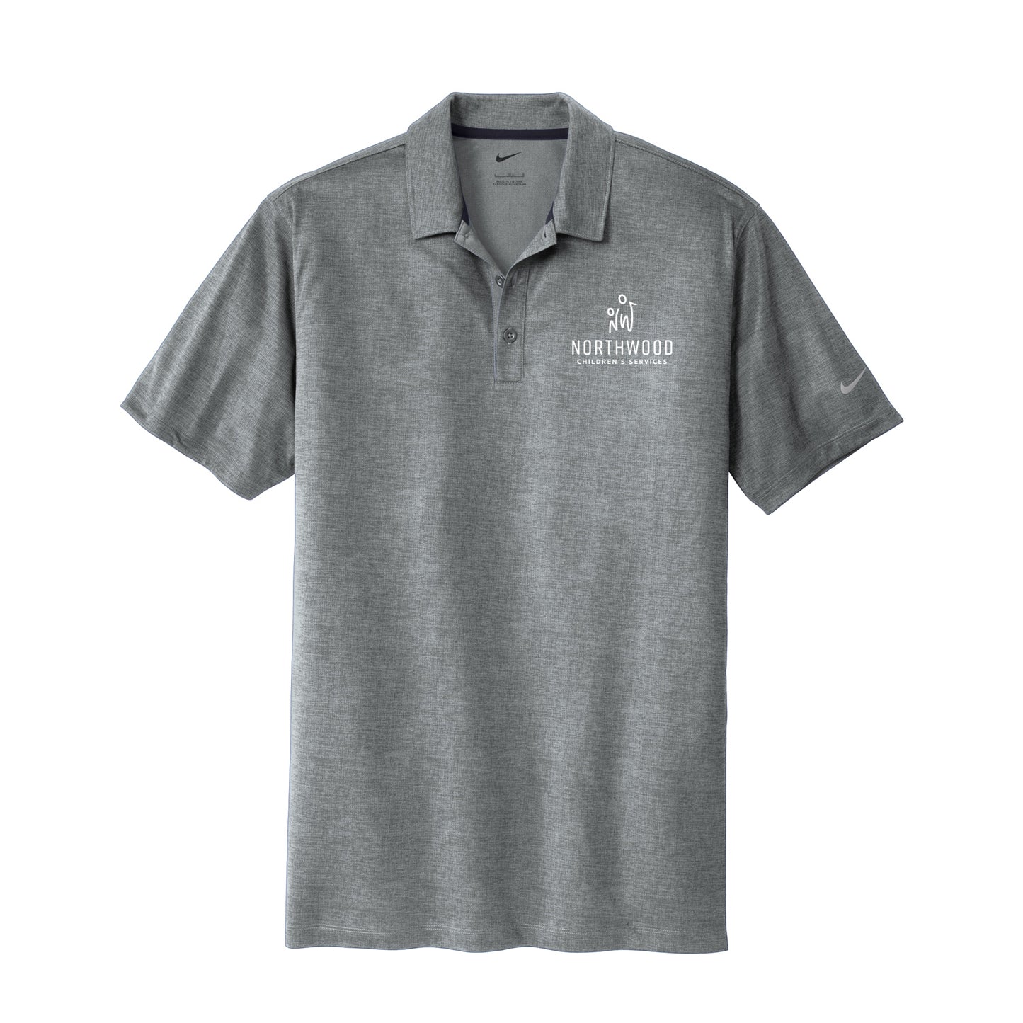 Northwoods Nike Dri-Fit Crosshatch Polo