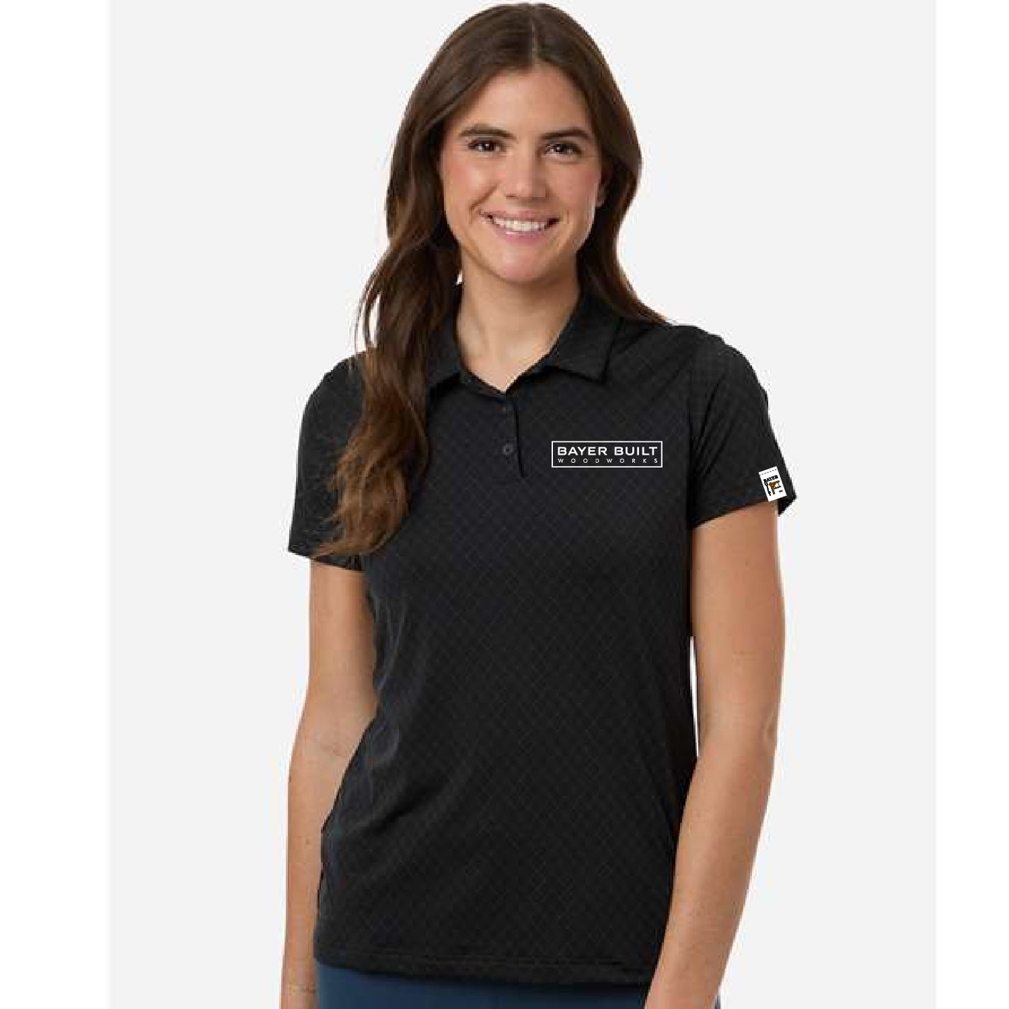 Bayer Built Seasonal Women's 4-Way Stretch Printed Polo