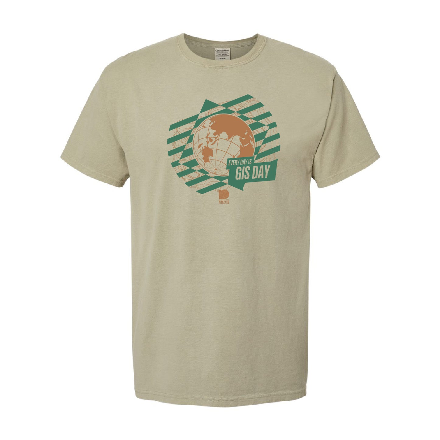 GIS Day 2025 Men's Garment-Dyed T-Shirt (4)