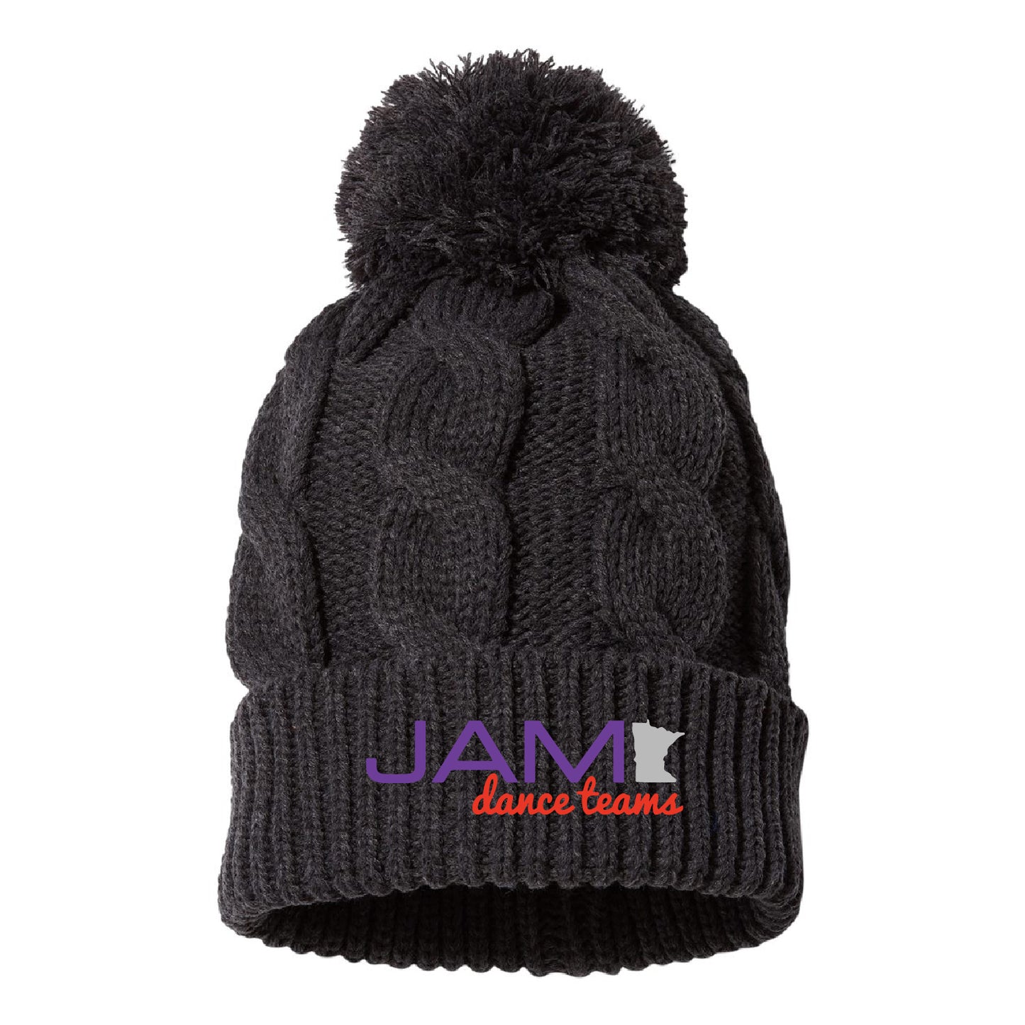 JAM Dance Team Chunk Twisted Cuffed Beanie