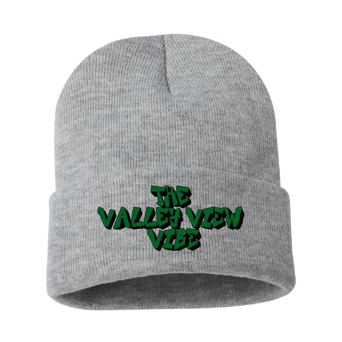 VVMS VALLEY VIEW VIBE Solid Cuffed Beanie