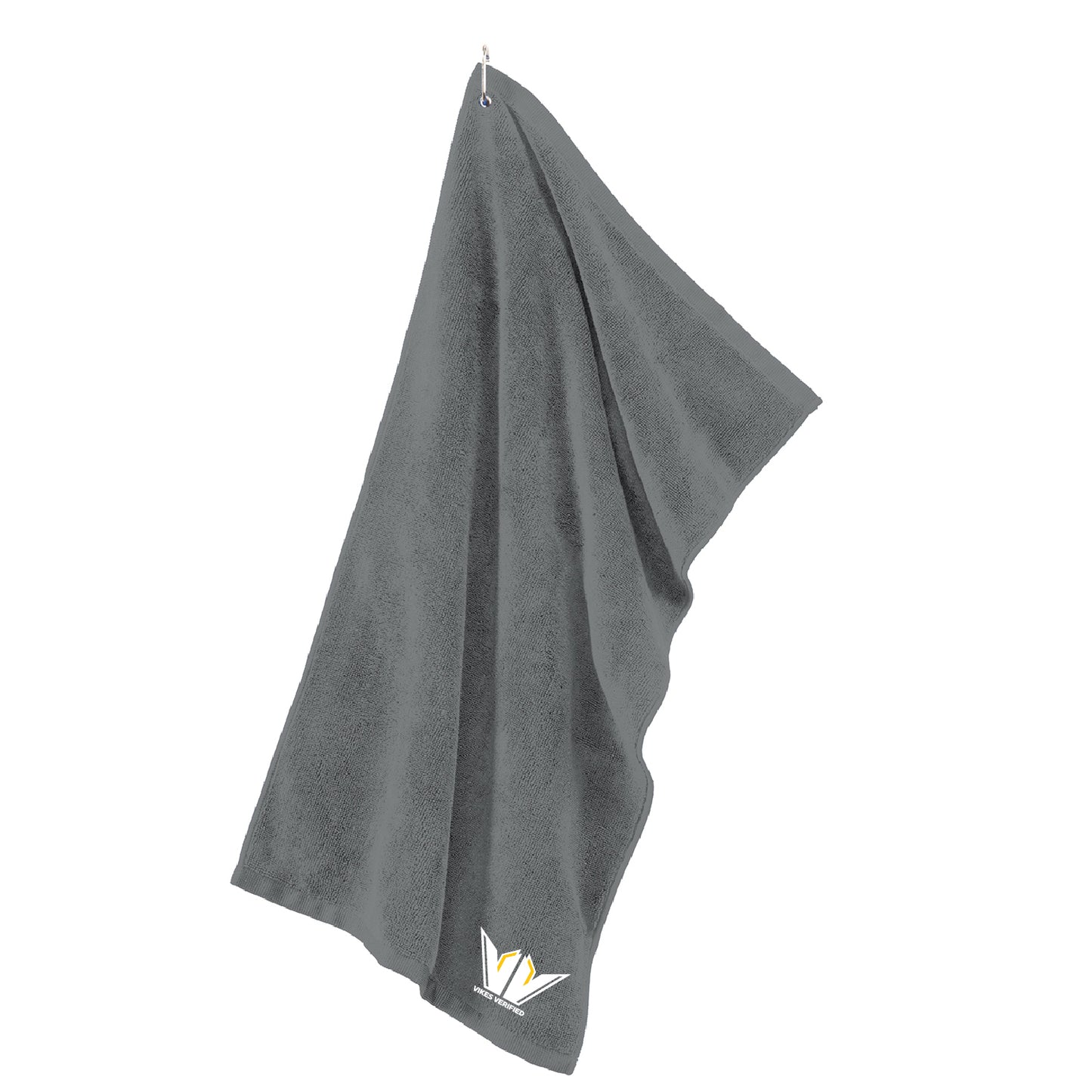 Vikes Verified Grommeted Microfiber Golf Towel