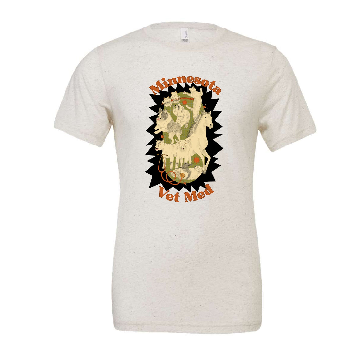 U of M Vet Med Bella Triblend Tee