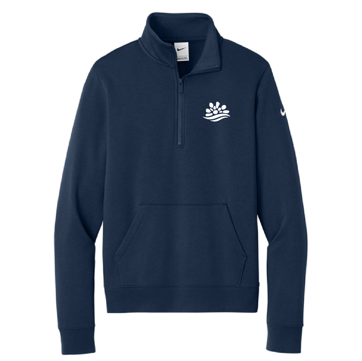 Nike Women's Club Fleece Sleeve Swoosh 1/2-Zip
