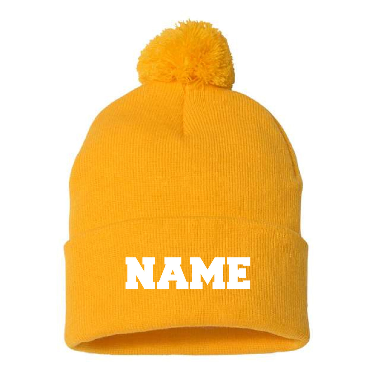 Piedmont Hockey Pom-Pom Cuffed Beanie
