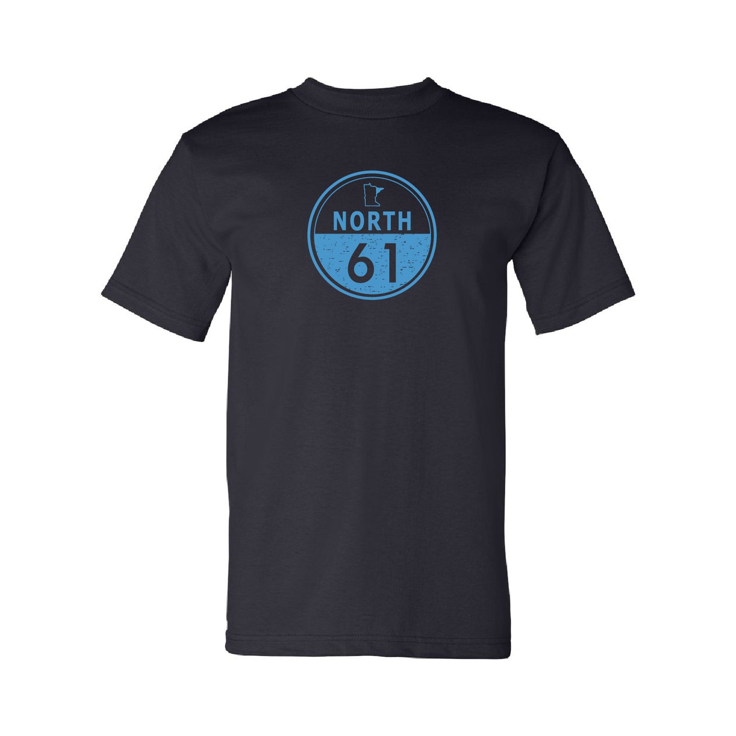 North 61 Unisex USA-Made Heavyweight T-Shirt (Circle)