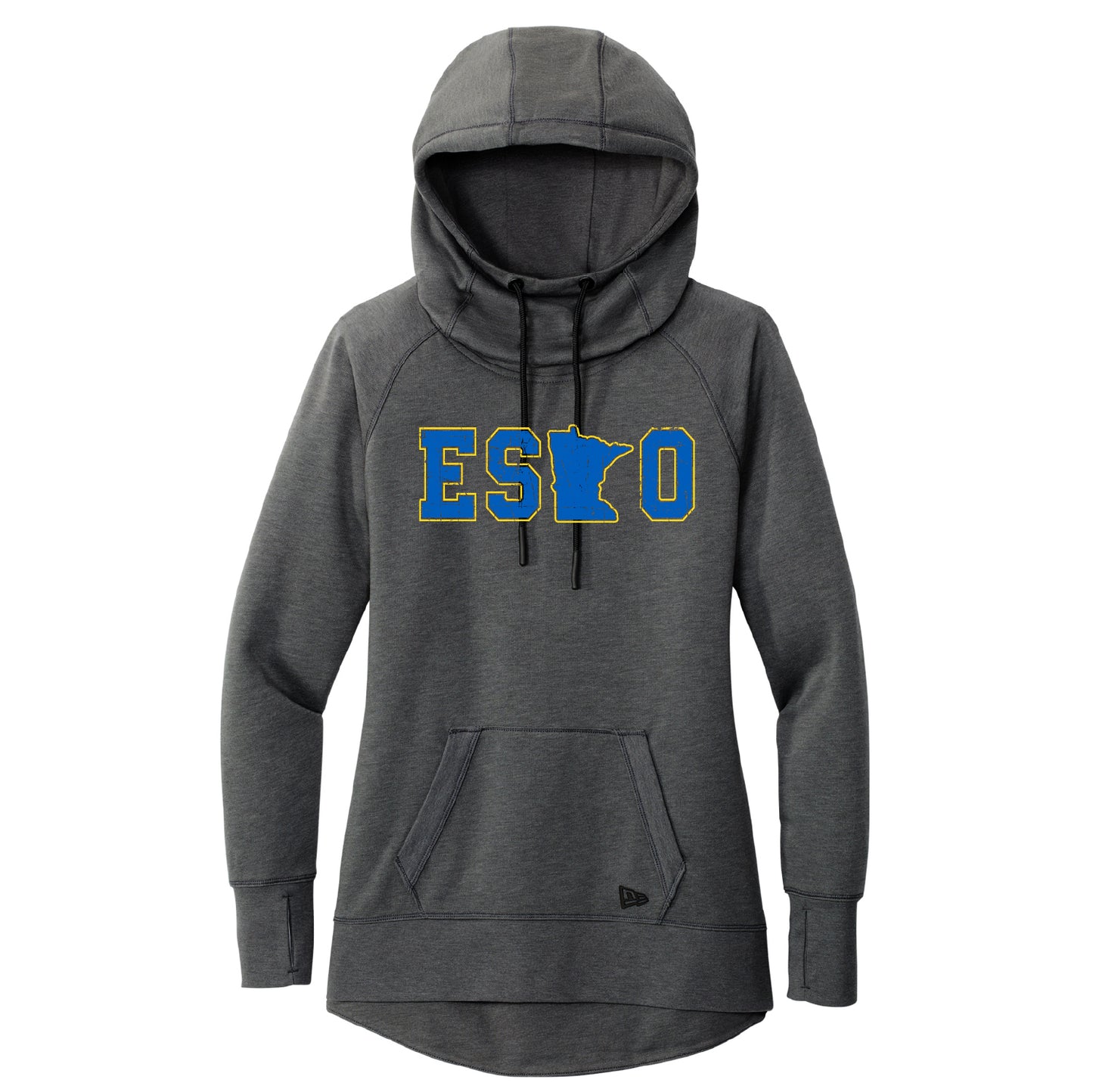 Esko Logo Ladies Tri-Blend Fleece Pullover Hoodie