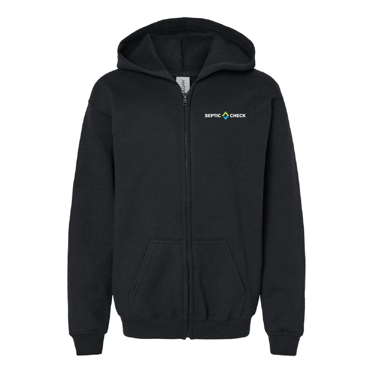 Septic Check Youth Heavy Zip Sweatshirt