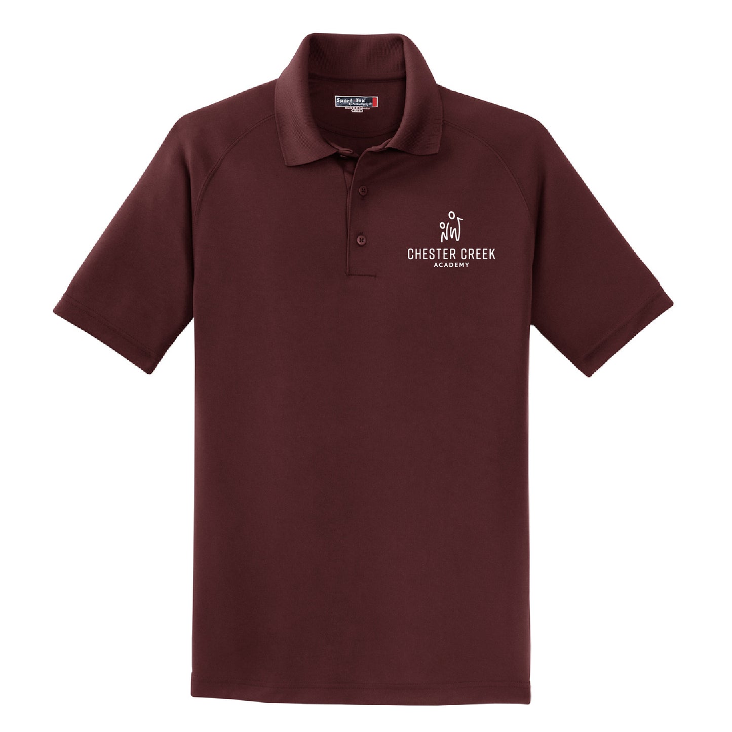 Chester Creek Academy Raglan Polo