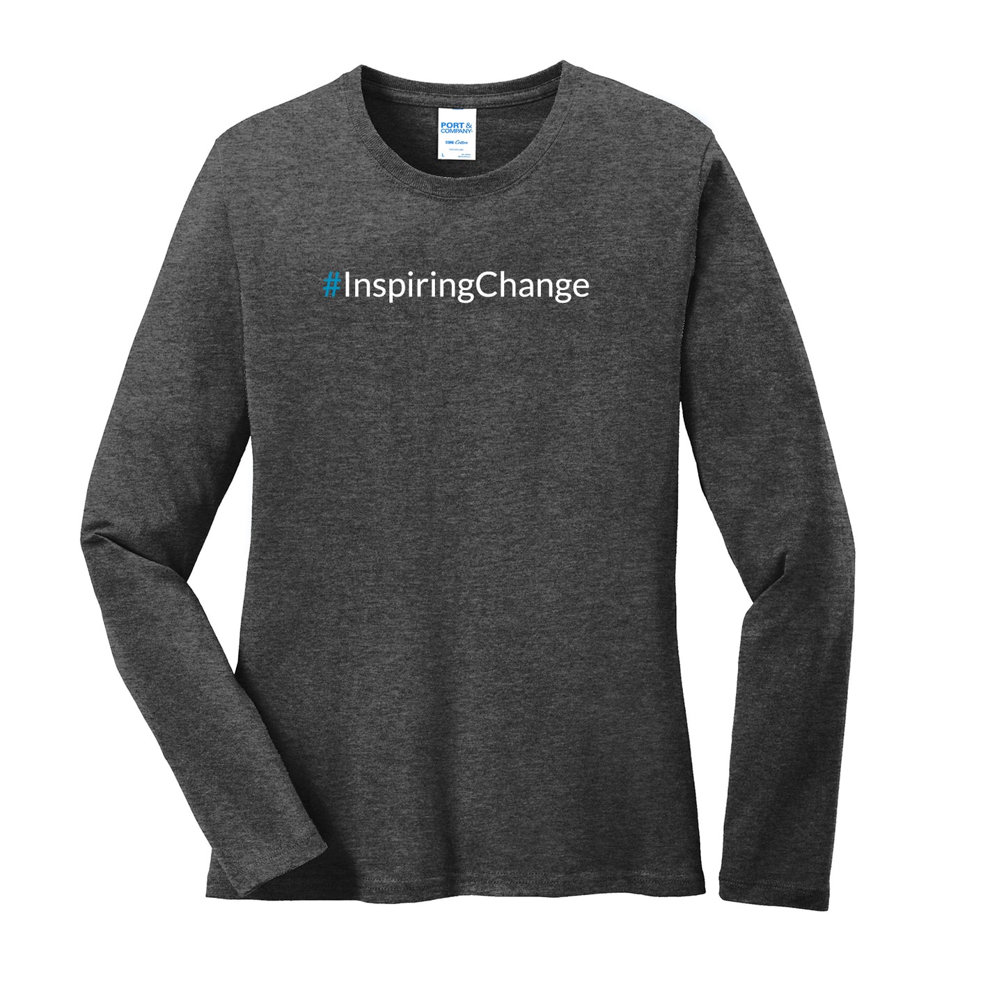 Eco3 Ladies Long Sleeve Core Cotton Tee