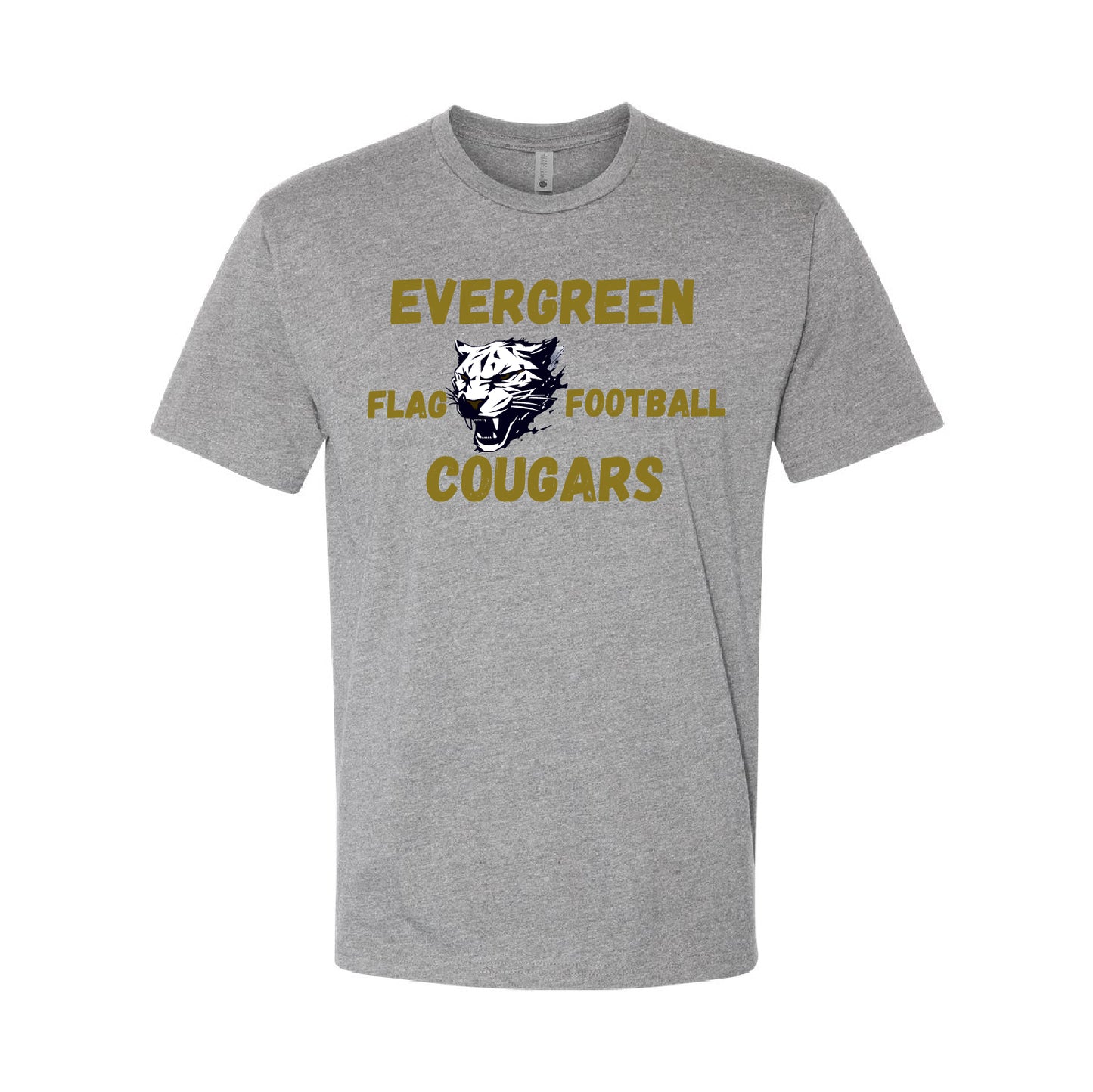 Evergreen Flag Football Unisex CVC Short Sleeve Crew