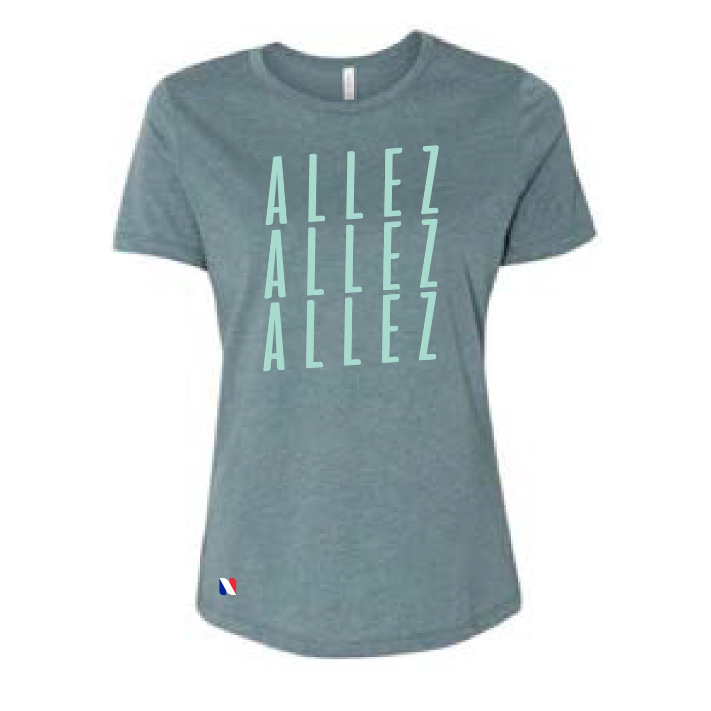 ALLEZ – BELLA+CANVAS® RELAXED FIT TRIBLEND TEE