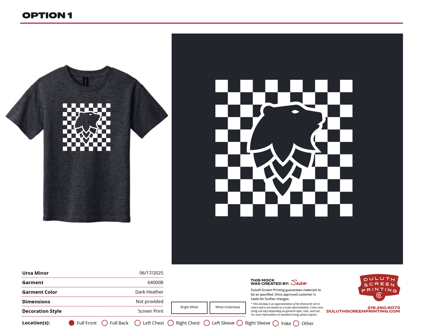 Ursa Youth Softstyle® T-Shirt checkerboard