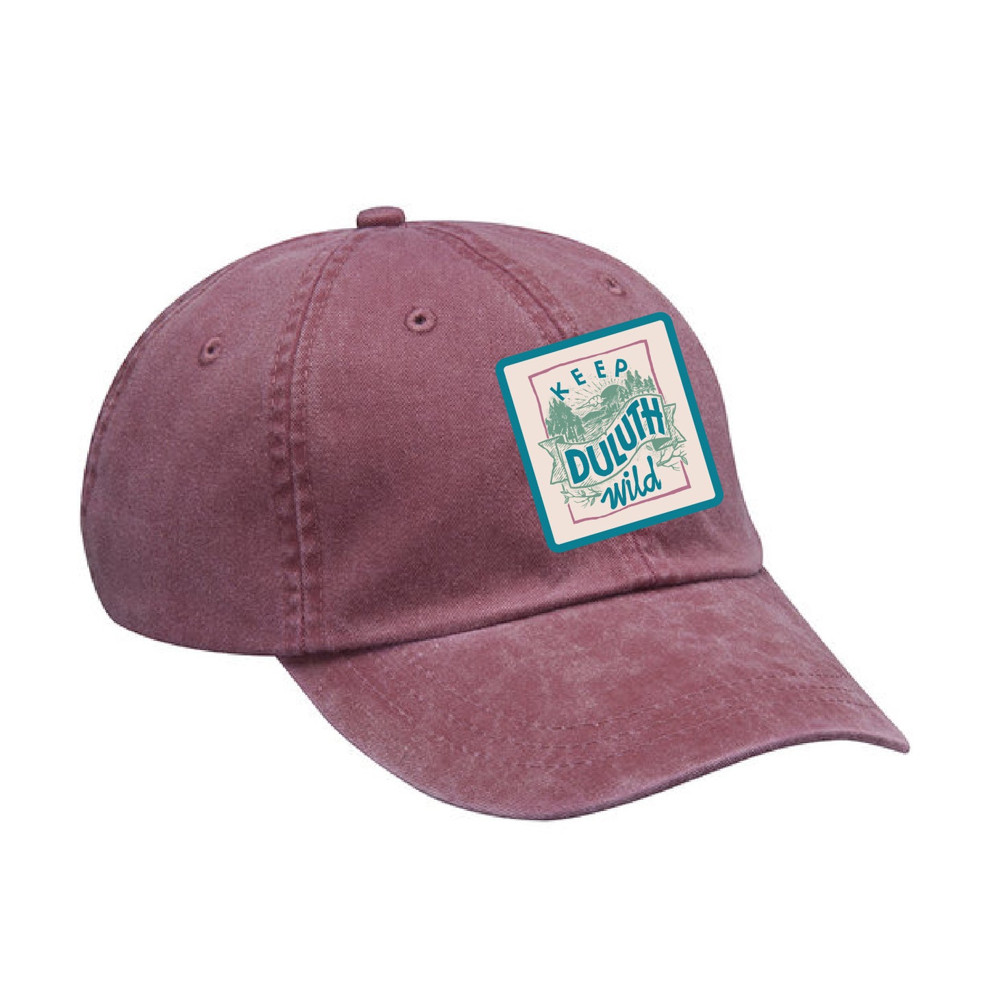 Keep Duluth Wild Burgundy Dad Cap