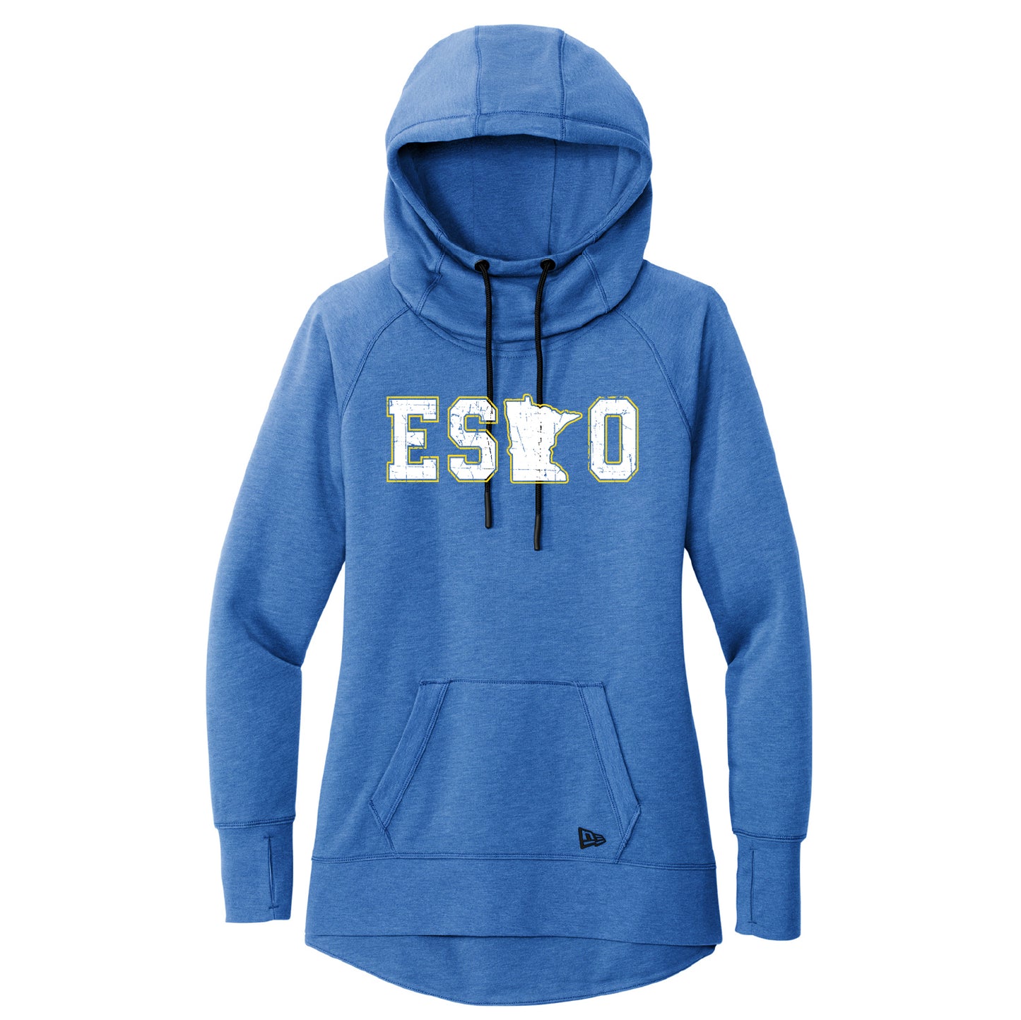 Esko Logo Ladies Tri-Blend Fleece Pullover Hoodie