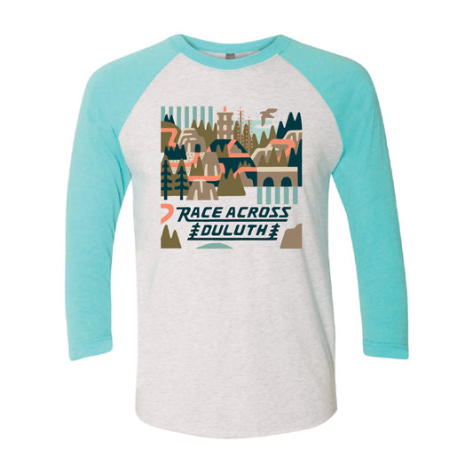 Race Across Duluth Raglan T-Shirt