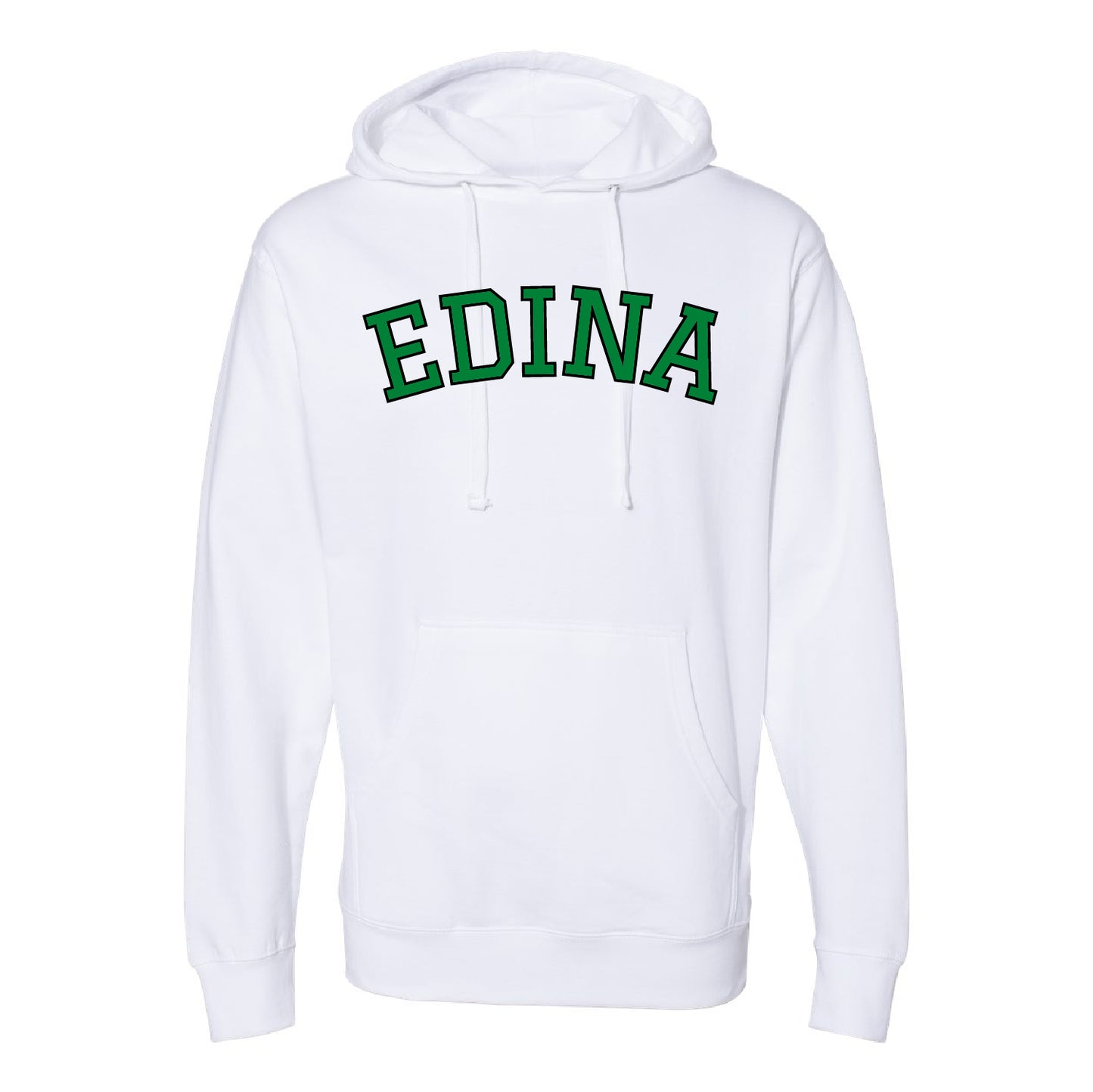 Creek Valley Elementary Unisex Midweight Hooded Sweatshirt Edina Curved