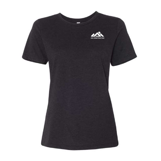 CSI Construction Women’s Relaxed Fit Heather CVC Tee