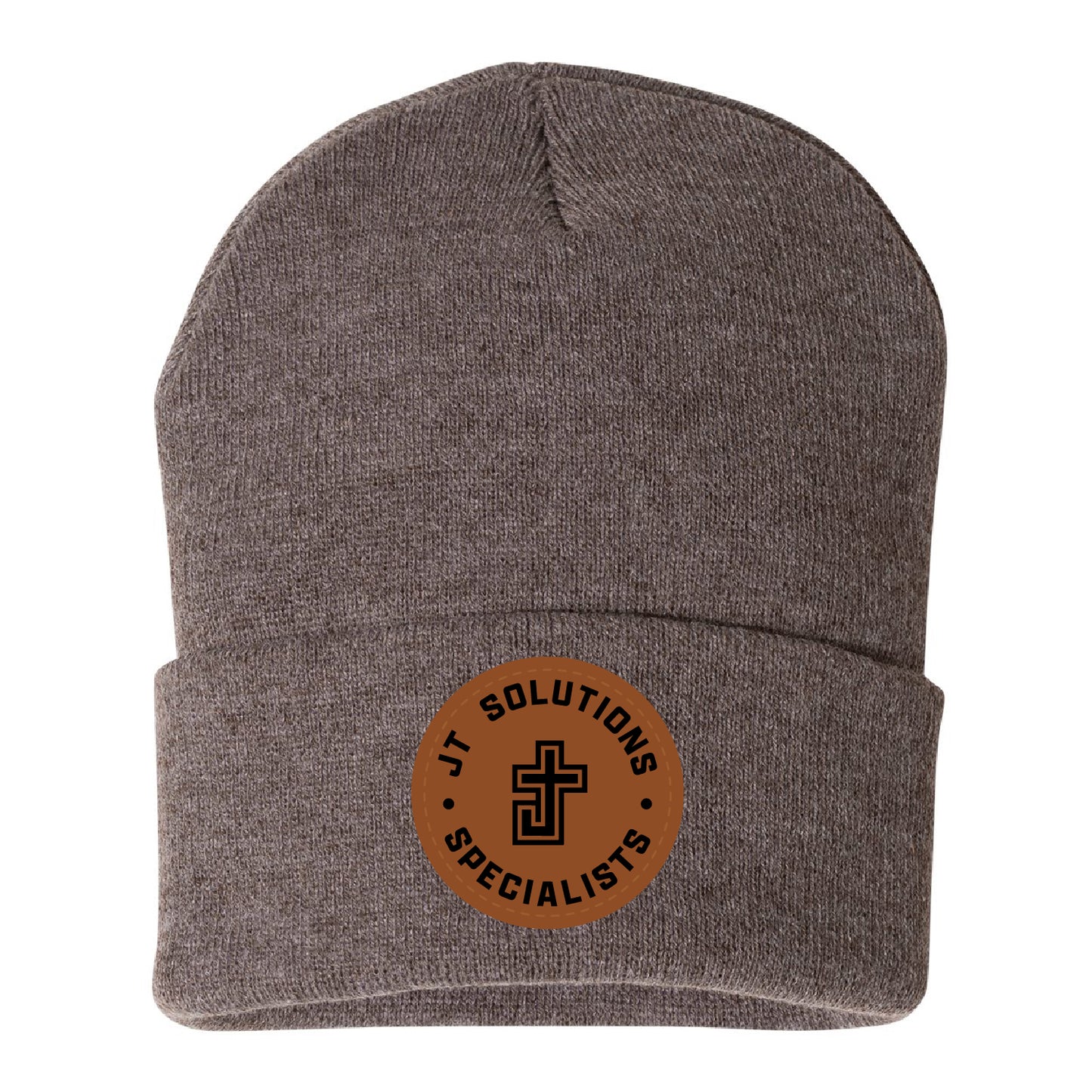 JT Solutions Solid Cuffed Beanie