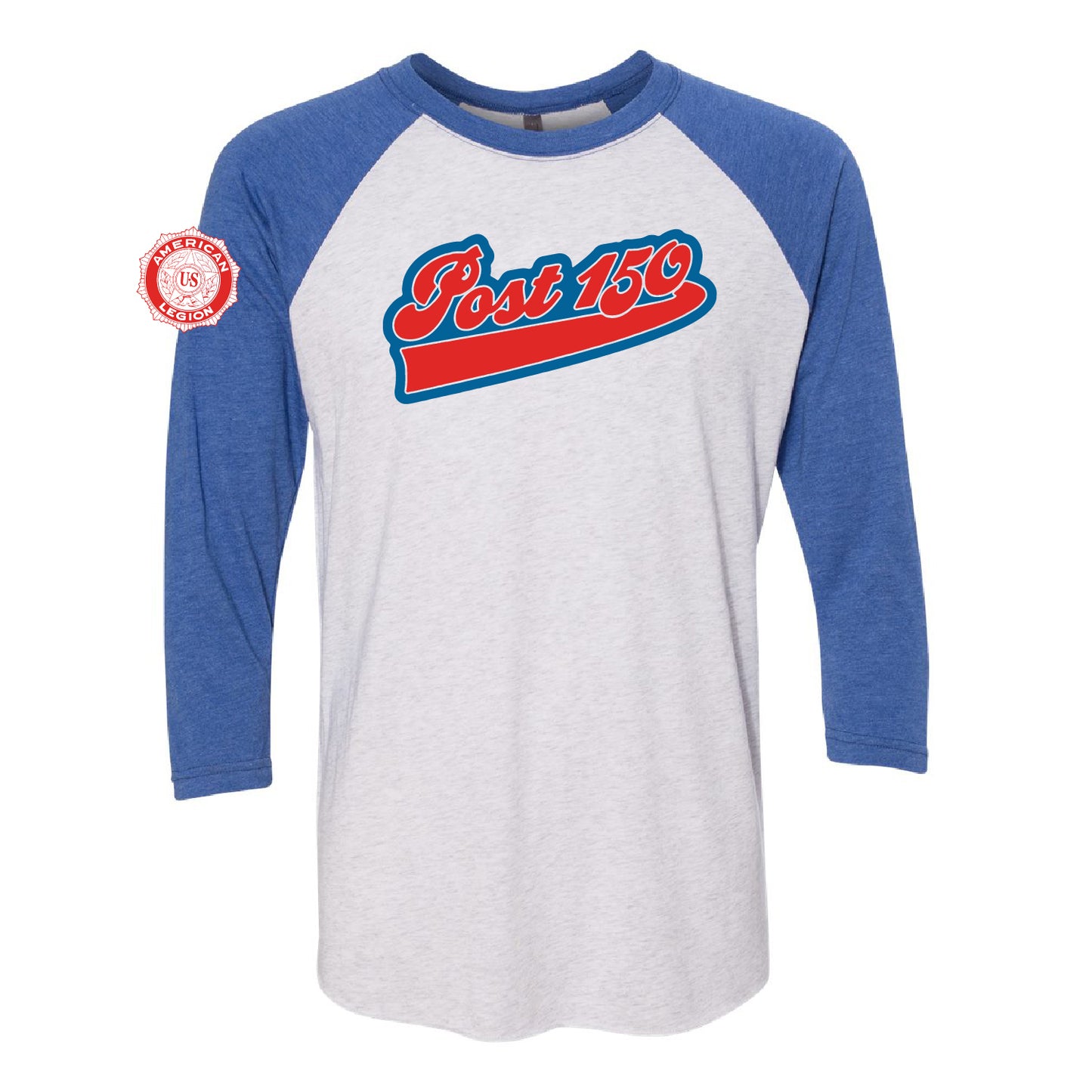 WAL Post 150 Triblend Three-Quarter Raglan T-Shirt