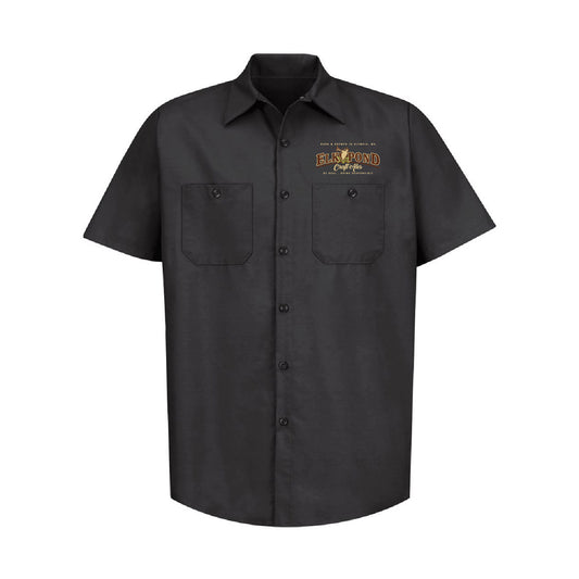 Elk Pond Craft Ales Industrial Short Sleeve Work Shirt